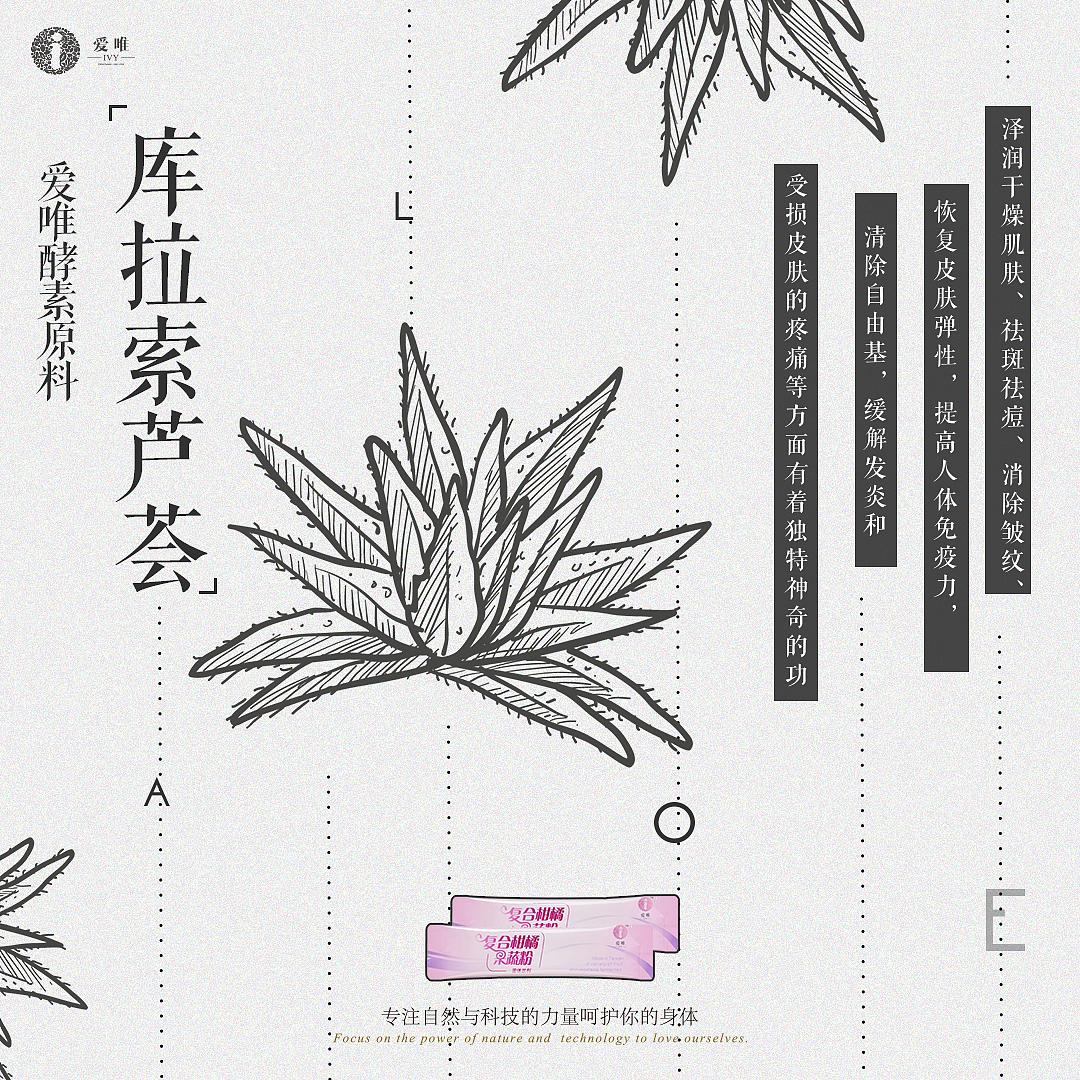 爱唯酵素 成分微商海报（图ZMTUwMDcwNTUy） - 海报 - 站酷设计师唐小门原创素材 - 站酷ZCOOL