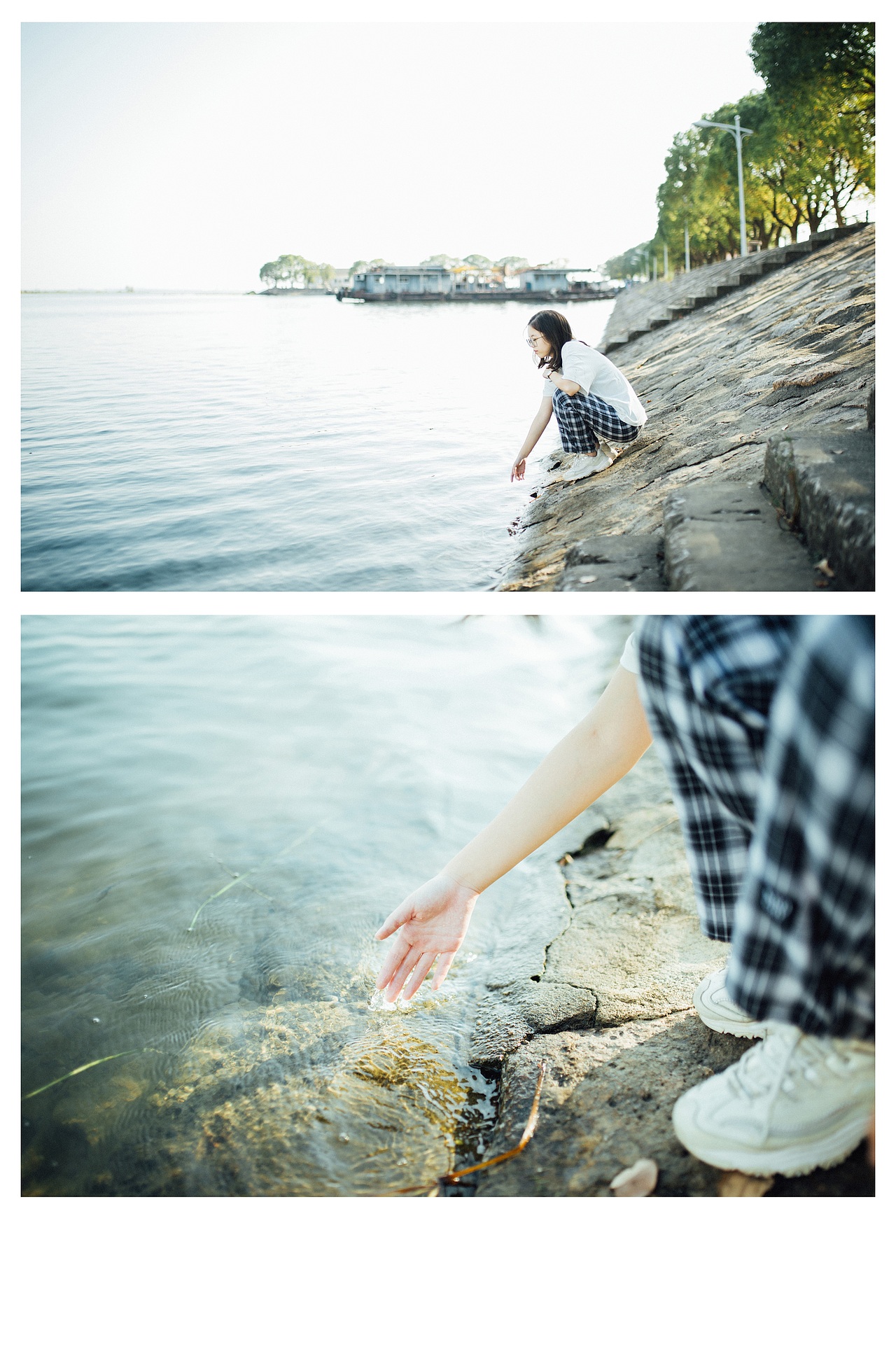 眼神略带忧郁的小女孩