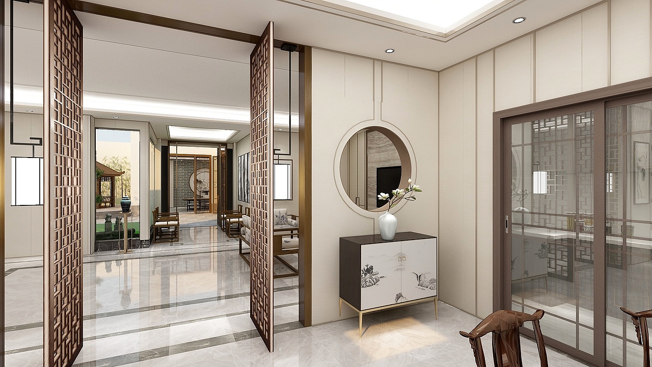 显于型 隐于境 广州于境设计事务所 新中式会所设计（图ZMTcxNDkzNzE2） - 家装设计 - 站酷设计师于境设计原创素材 - 站酷ZCOOL