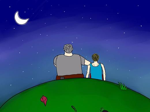 【贰画不说】— 父亲寡言,却爱得深沉