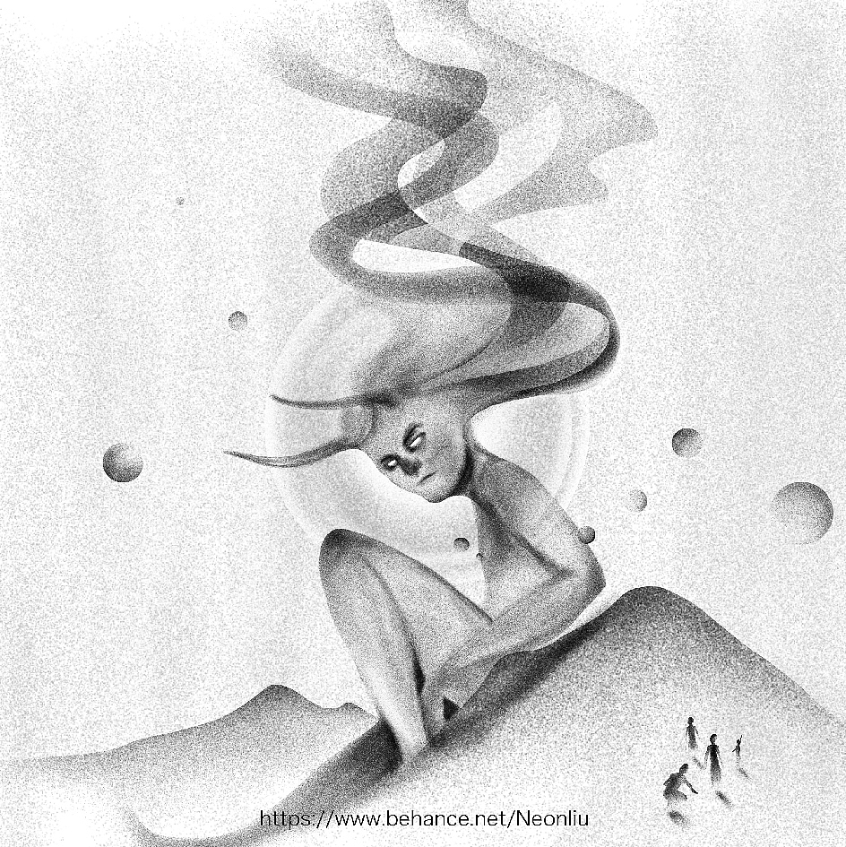 Black smoke series（图ZMTA1OTI5Mjk2） - 商业插画 - 站酷设计师Neoliuxxx原创素材 - 站酷ZCOOL