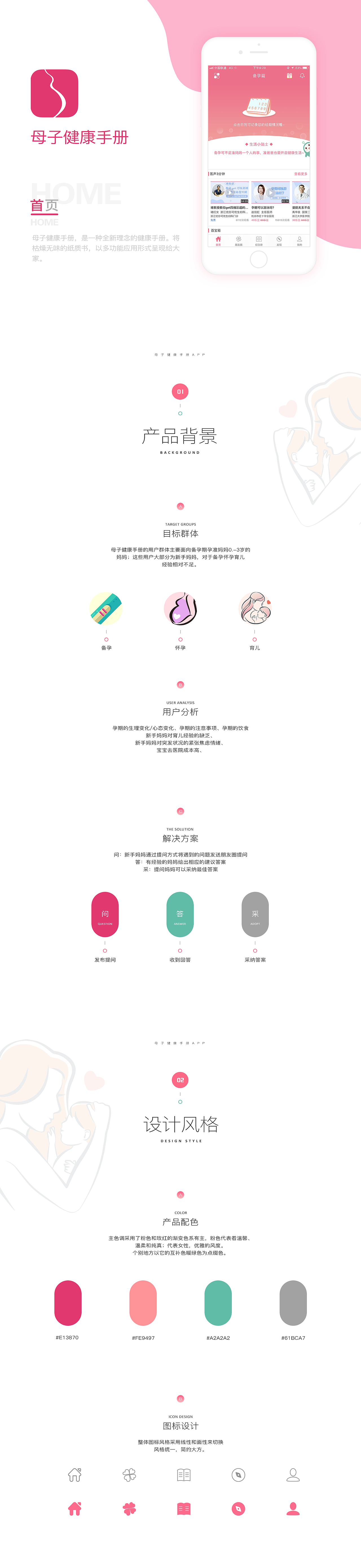 备孕APP设计（图ZMTMzODg1OTg0） - APP界面 - 站酷设计师UI设计师李莉原创素材 - 站酷ZCOOL