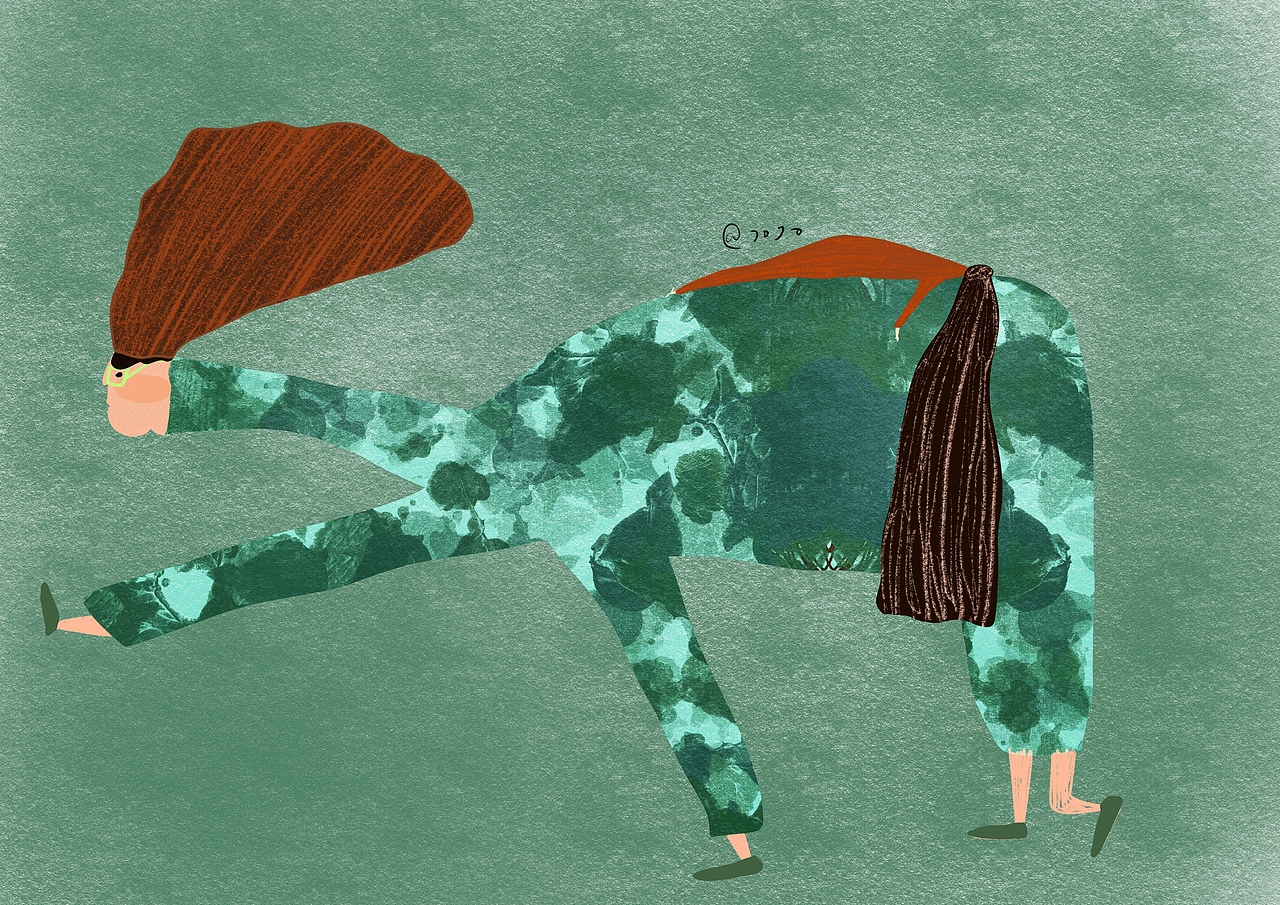 春日痕迹|插画|艺术插画|美人椒椒_原创作品-站酷(zcool)