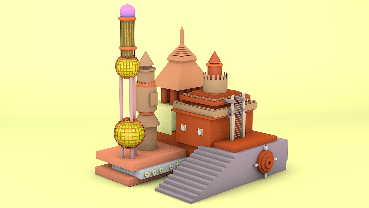 c4d近期的一些小練習（圖ZMTYzMjMzNzU2） - 其他三維 - 站酷設計師小琳想擺爛原創(chuàng)素材 - 站酷ZCOOL