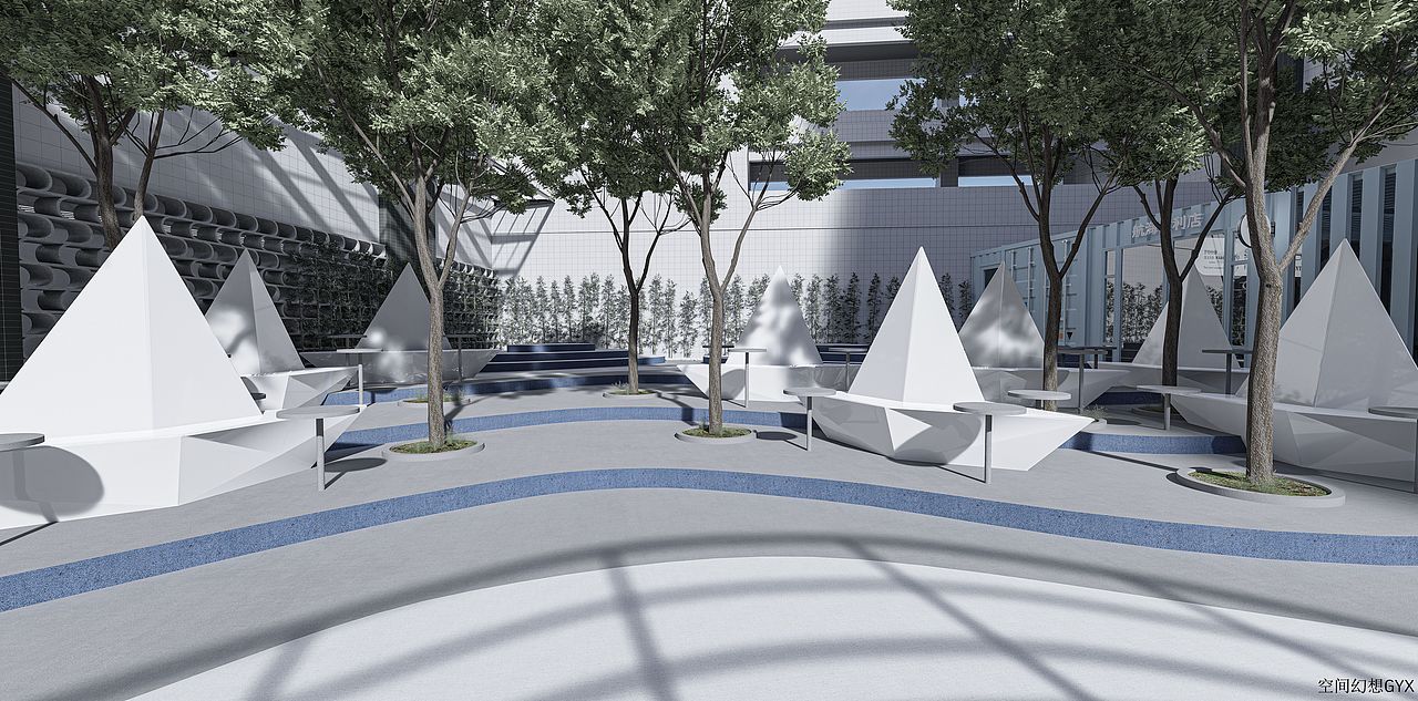 校园健身休闲空间（图ZMjg2MzQ5NTk2） - 商业空间设计 - 站酷设计师空间幻想师原创素材 - 站酷ZCOOL