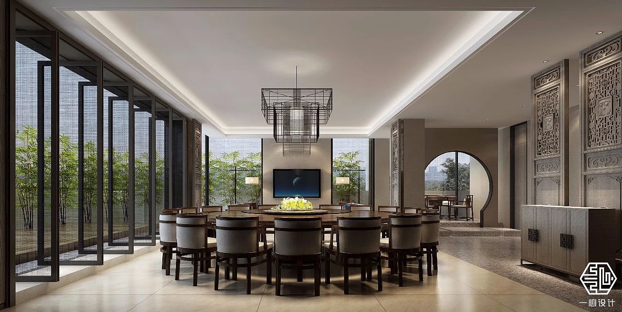 一心中式设计丨餐厅篇