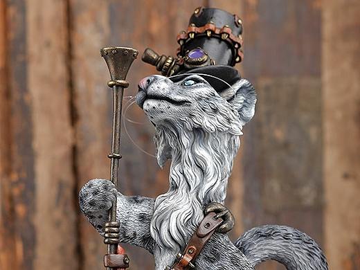 末那末匠｜镰田光司《雪豹Steampunk Snow Leopard》