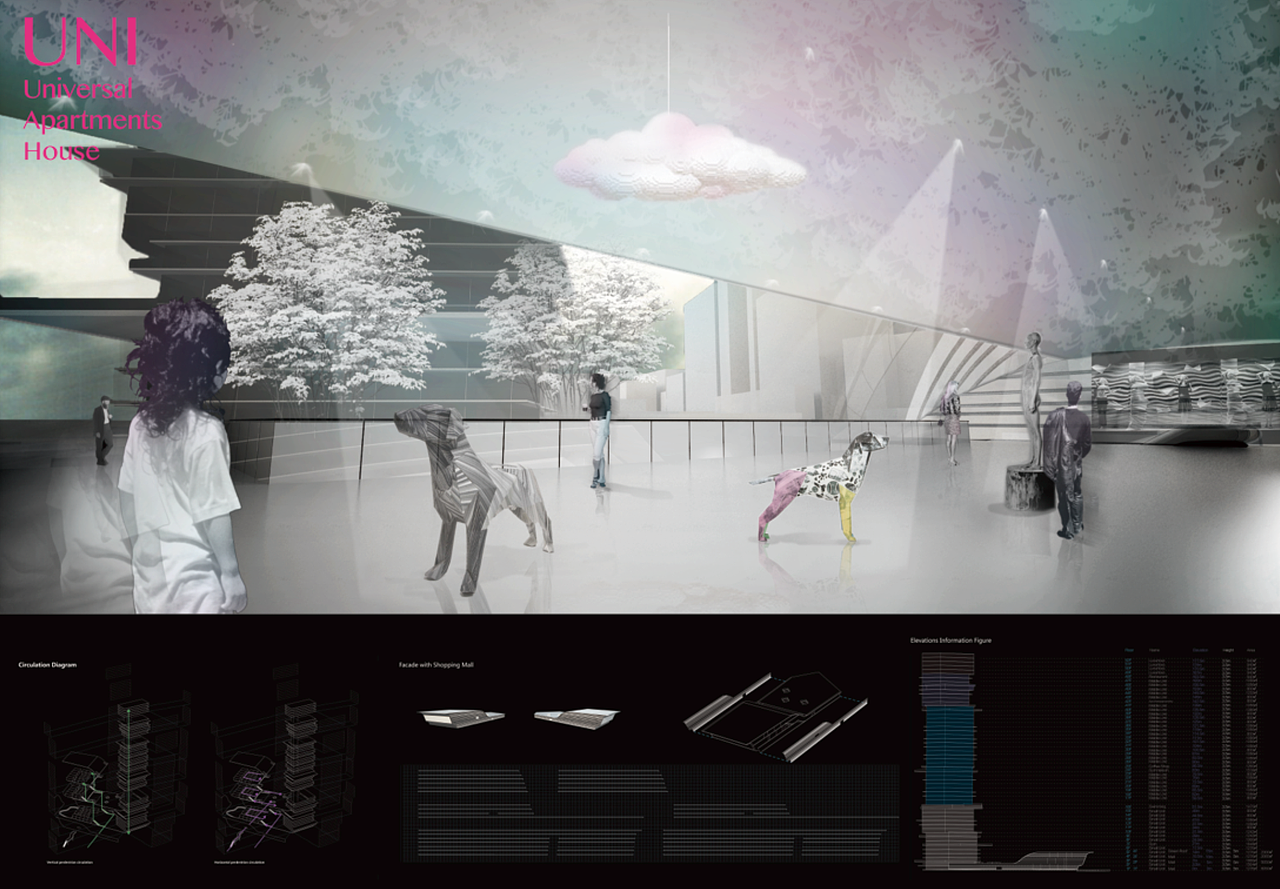 建筑设计 集合住宅 UNI（图ZMTg0NTU2Mjg=） - 建筑设计 - 站酷设计师lanceieng原创素材 - 站酷ZCOOL