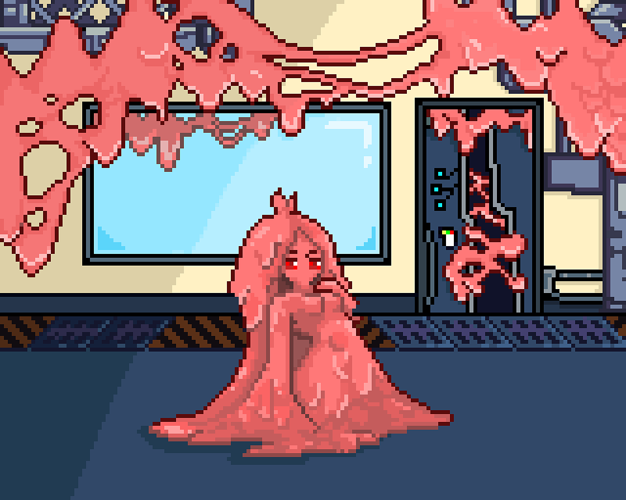 史莱姆娘-像素画