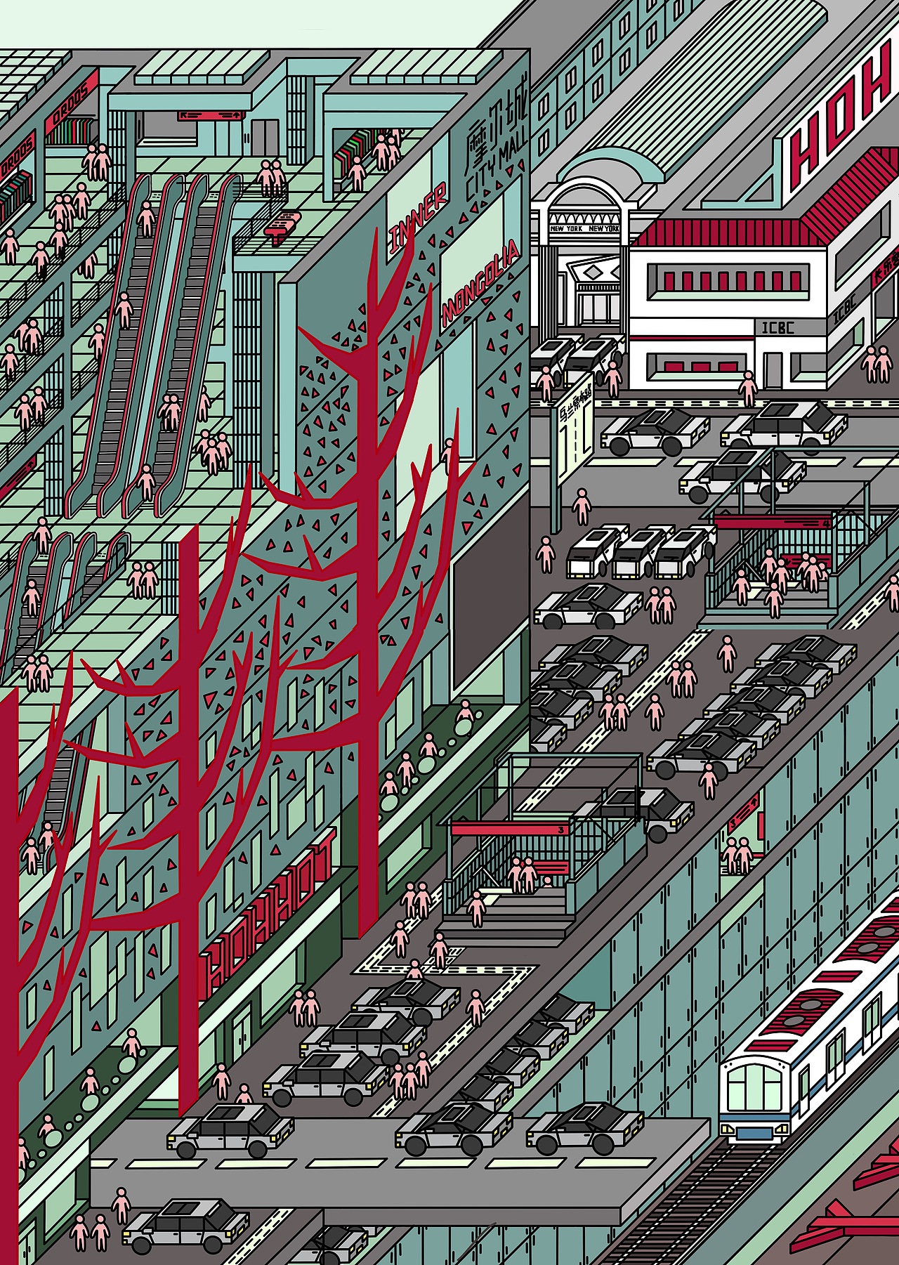 《东影路纪实》（图ZMTQxMjE1OTEy） - 创作习作 - 站酷设计师云雪蛟Dragon原创素材 - 站酷ZCOOL