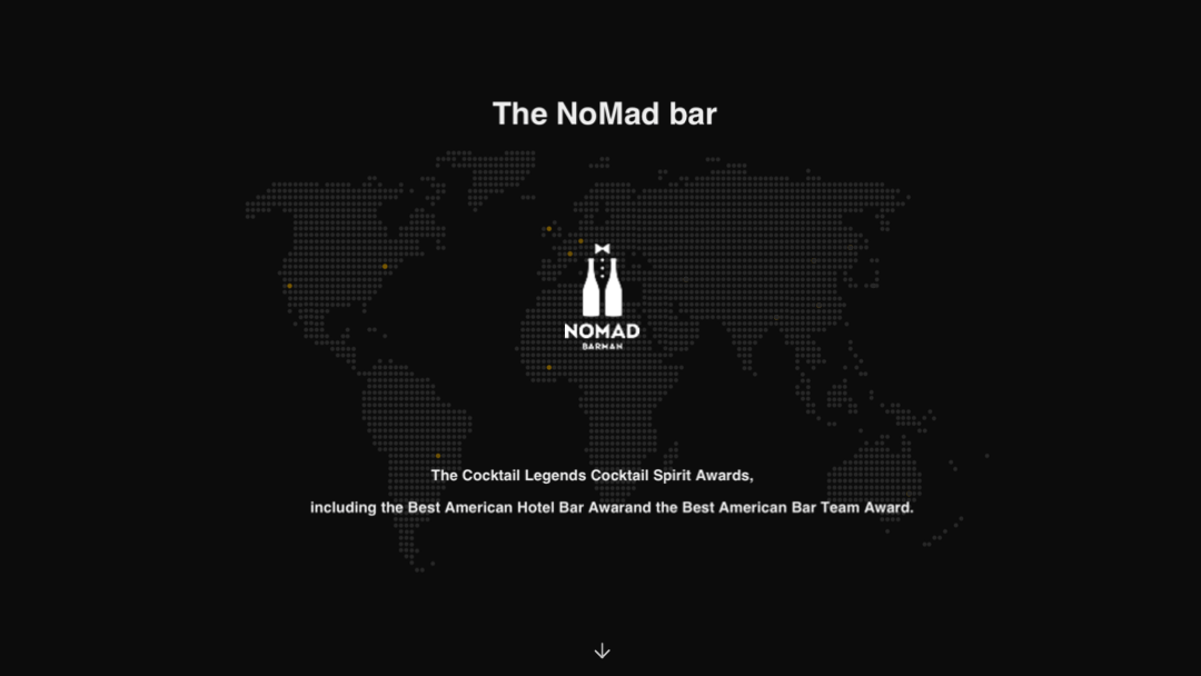 NoMad酒吧官網(wǎng)網(wǎng)頁設(shè)計（圖ZMTYyMTg1OTAw） - 企業(yè)官網(wǎng) - 站酷設(shè)計師Xiao1uan原創(chuàng)素材 - 站酷ZCOOL