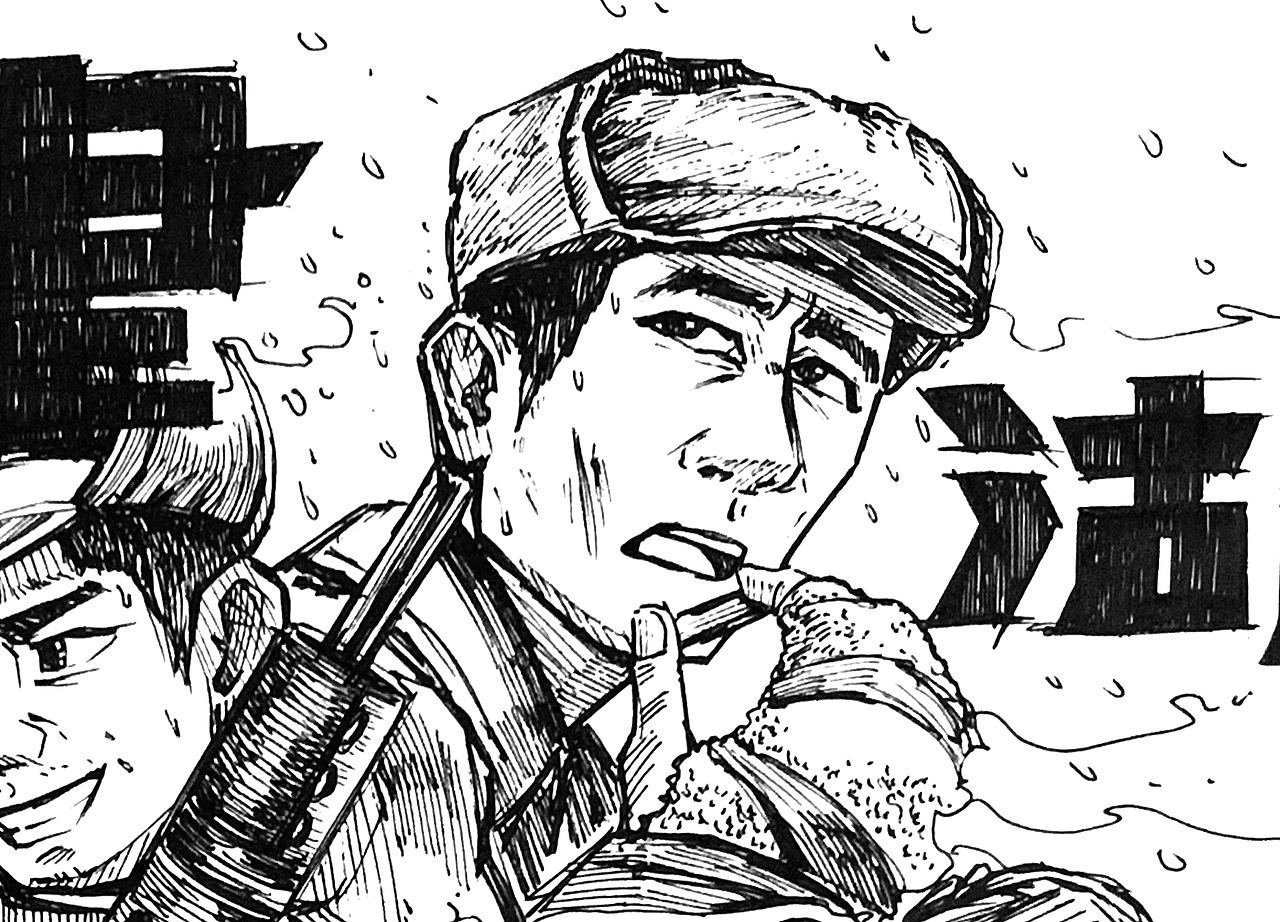 电影《长津湖》英雄绘画