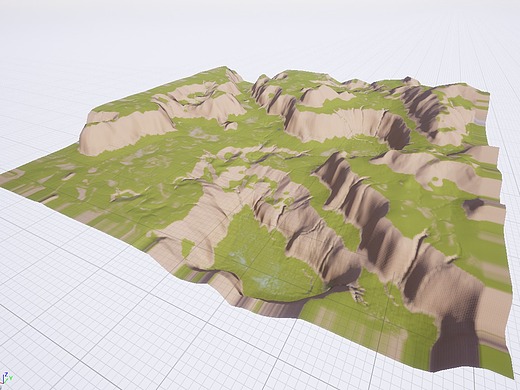 houdini ue4地形,自定义撒点种树和曲线模型摆放