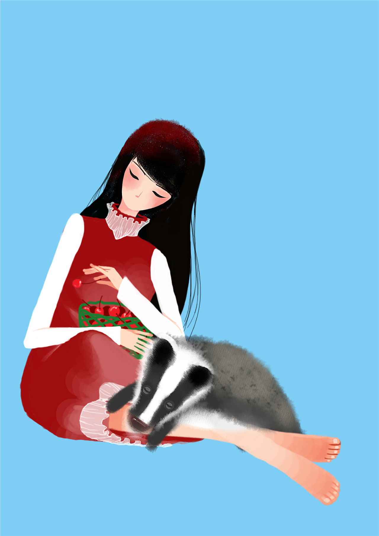 服饰人物插画（图ZMTA5MjUwNDgw） - 商业插画 - 站酷设计师画儿晴天原创素材 - 站酷ZCOOL