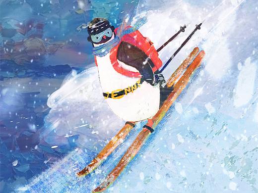 相约冬奥2022 | 企鹅的滑雪梦