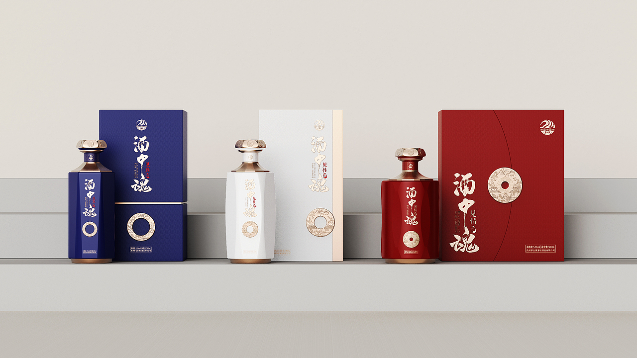 白酒系列产品设计（图ZMzU4Mzc3NDM2） - 包装 - 站酷设计师Lockless原创素材 - 站酷ZCOOL