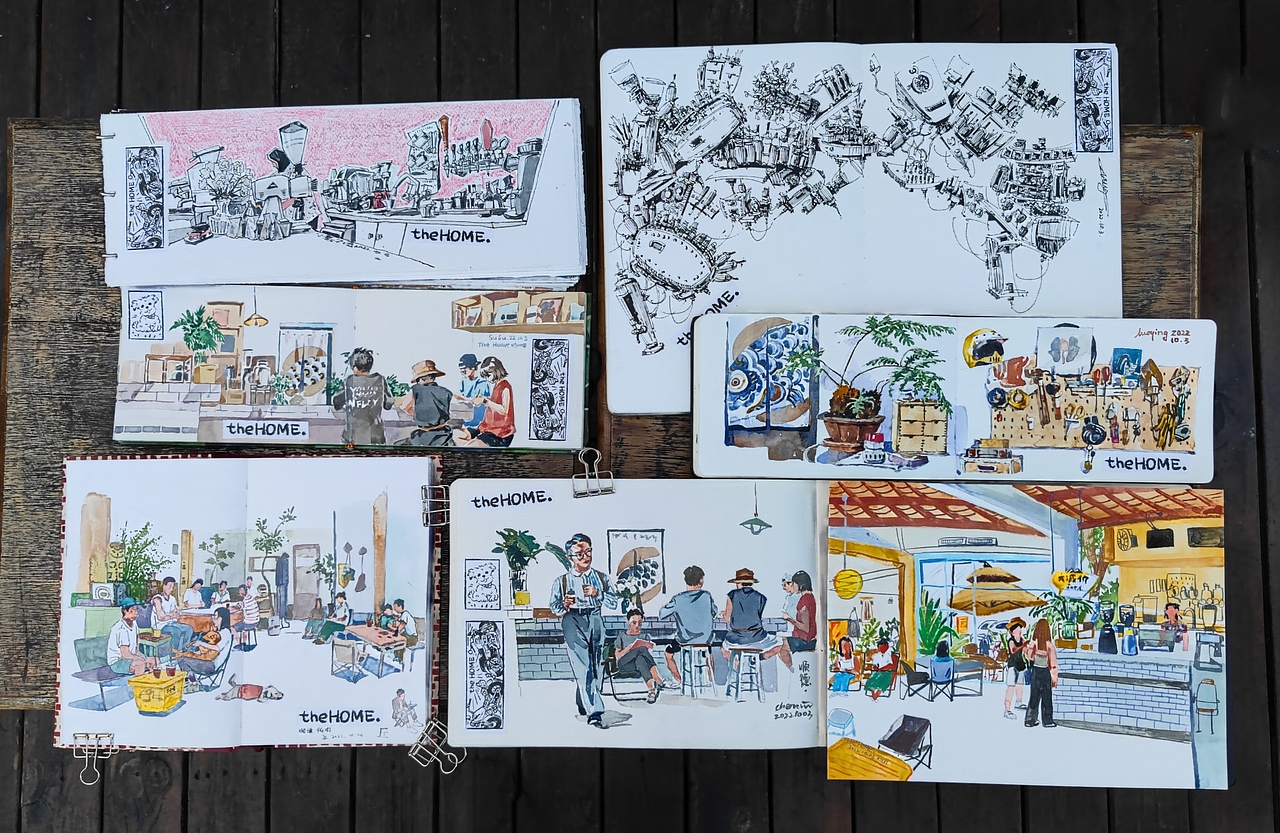 〖画本系列〗- 我的第36本画本-城市速写系列作品（图ZMzI4NTU0NTAw） - 绘画 - 站酷设计师画画的陈一丘原创素材 - 站酷ZCOOL