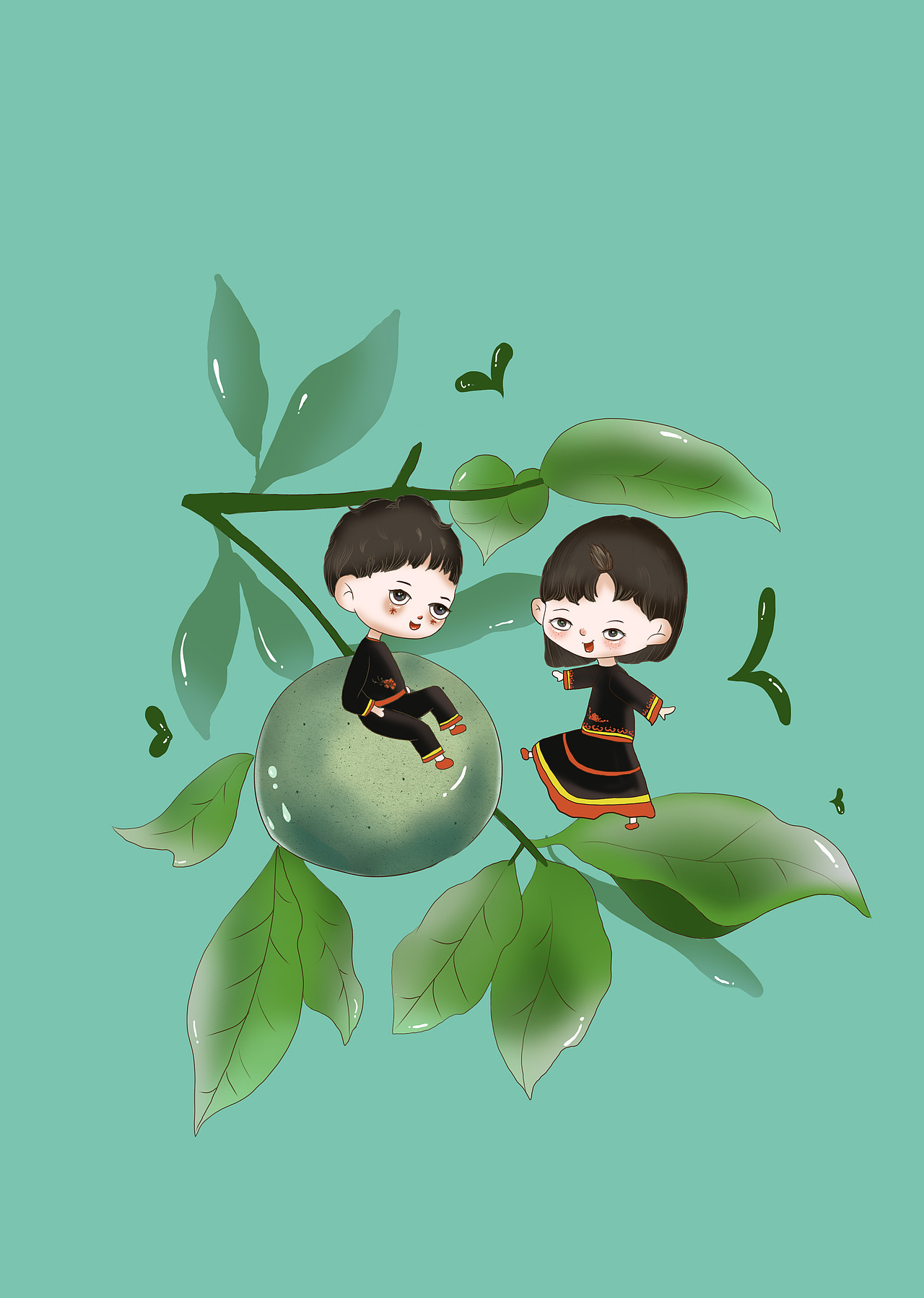 儿童系列破壁中药包装设计（图ZMjY3MDE3NTUy） - 商业插画 - 站酷设计师谢呀原创素材 - 站酷ZCOOL