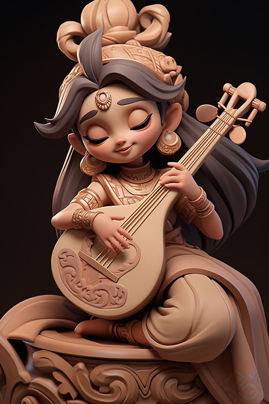 国风小洛神（图ZMzM5MzY1OTM2） - AI作品 - 站酷设计师鱼日爱设计原创素材 - 站酷ZCOOL