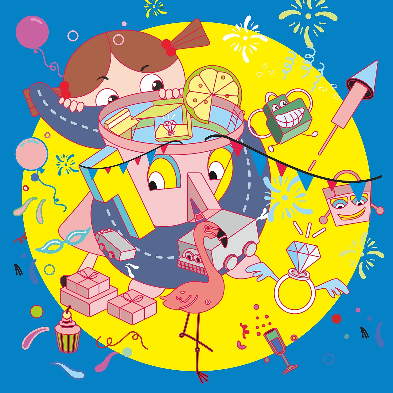 活動插畫（圖ZMTgyMDU4NDA0） - 商業(yè)插畫 - 站酷設計師陌阡丶原創(chuàng)素材 - 站酷ZCOOL