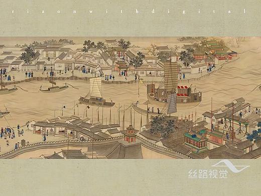 《潞河督运图》“活了”！古画的动态复原！