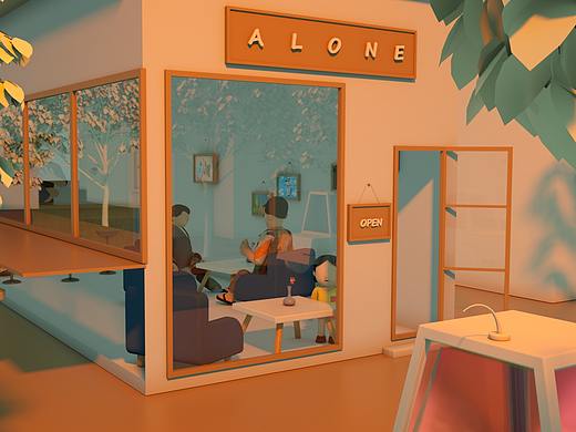 《Alone》一个关于孤独症的“三维＋二维”动画短片