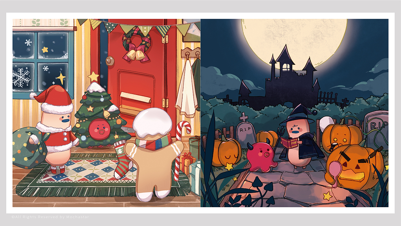 肠仔火锅逃离*IP形象设计（图ZMjQyMTc3ODAw） - IP形象 - 站酷设计师抹茶行星原创素材 - 站酷ZCOOL