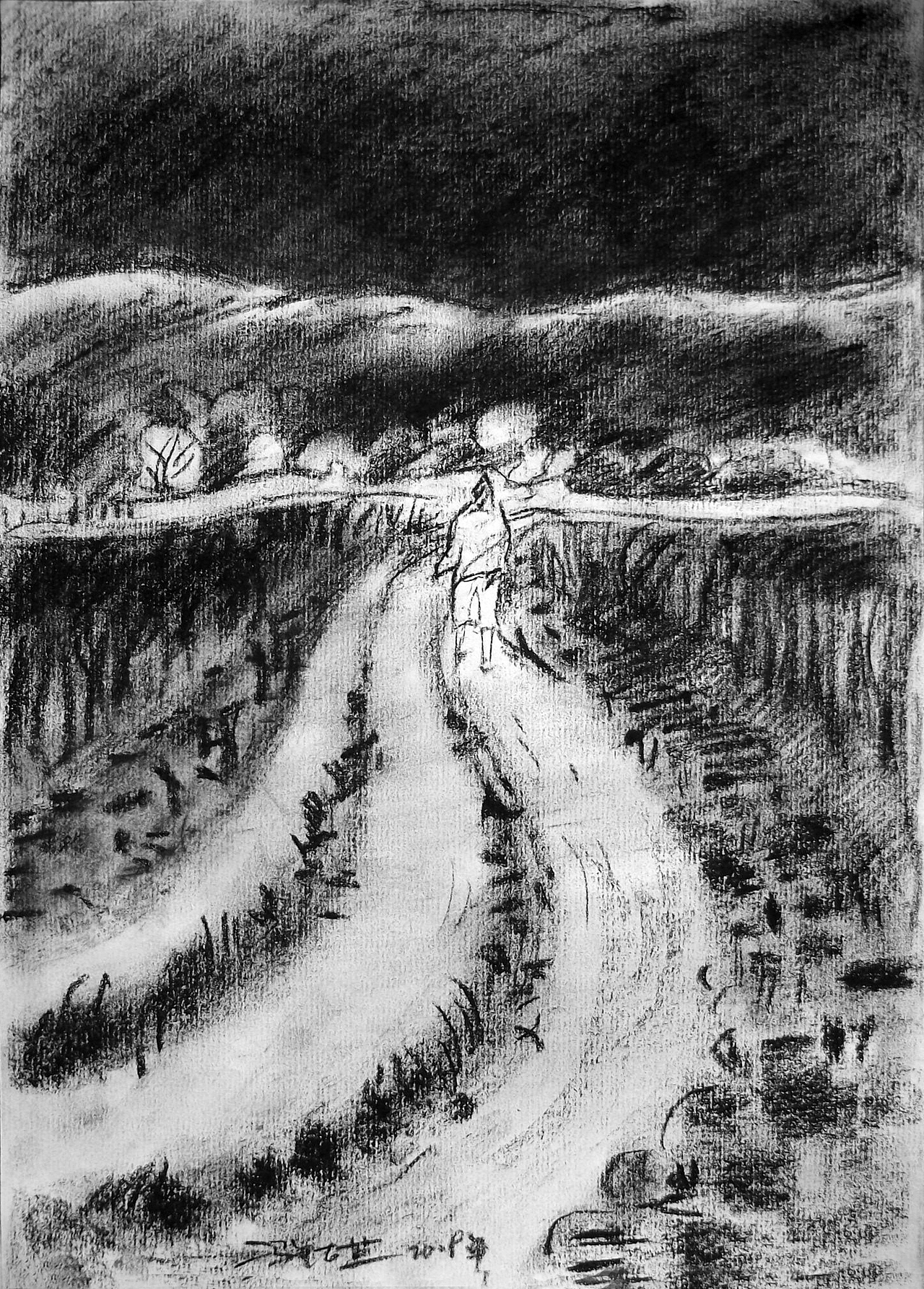 09年《北方·青鸟集》作品选——零九年黑色的夏天（图ZMjg4MTY0Njg=） - 绘画 - 站酷设计师冯渡原创素材 - 站酷ZCOOL