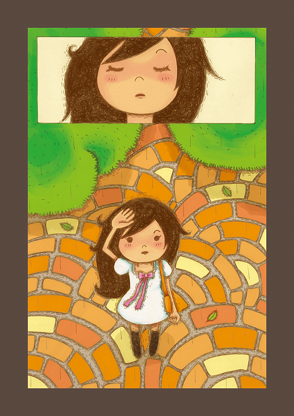 《无声雨 我爱你》（图ZNDc2NzY4NA==） - 商业插画 - 站酷设计师哈哈小子原创素材 - 站酷ZCOOL