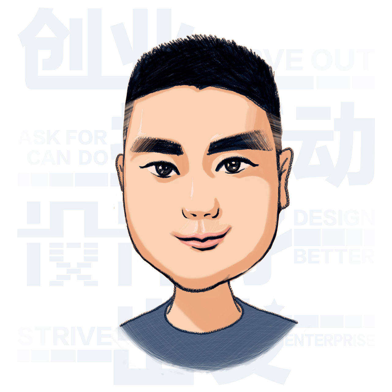 手绘卡通人物头像（图ZMTcyOTg2MTUy） - 创作习作 - 站酷设计师看动设计原创素材 - 站酷ZCOOL