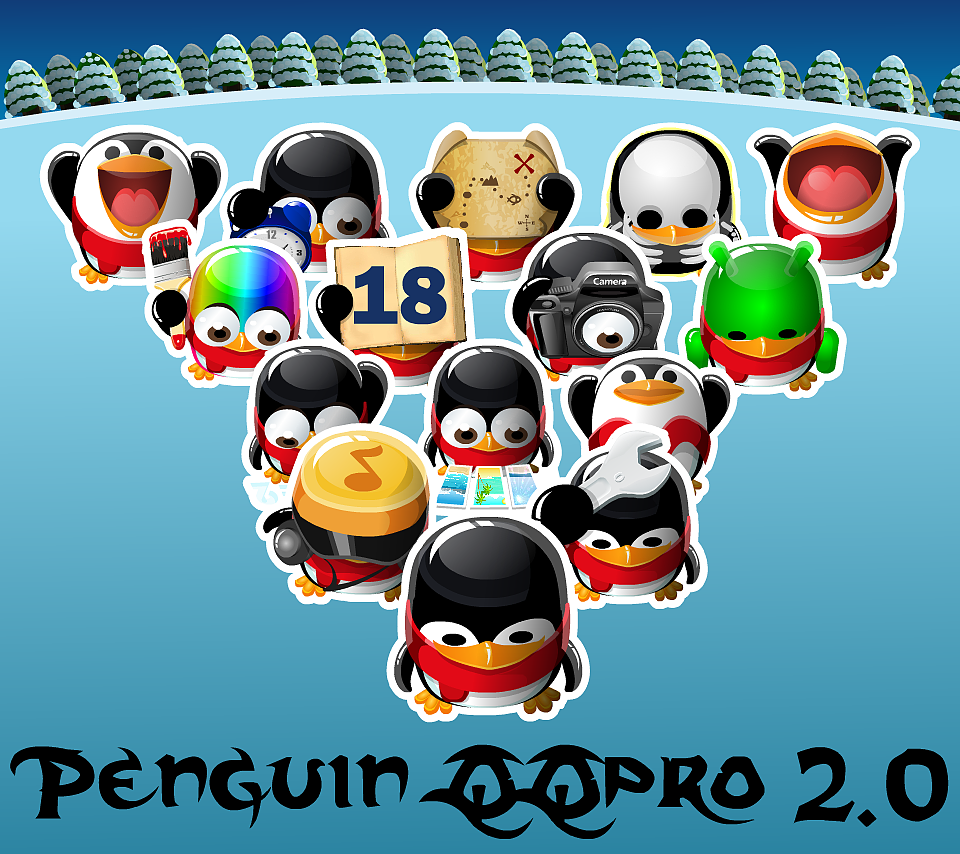 qq企鹅主题2.0（图ZNDU3NzI4NA==） - 主题/皮肤 - 站酷设计师下前下前拳原创素材 - 站酷ZCOOL