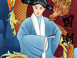 国潮京剧插画