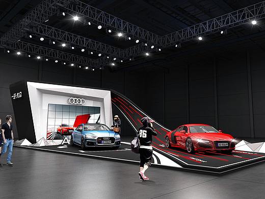 三維空間展車(chē)臺(tái)（個(gè)人主頁(yè)-ZMzg3NDg0NDQ=） - 展陳設(shè)計(jì) - 站酷設(shè)計(jì)師秋零原創(chuàng)素材 - 站酷ZCOOL