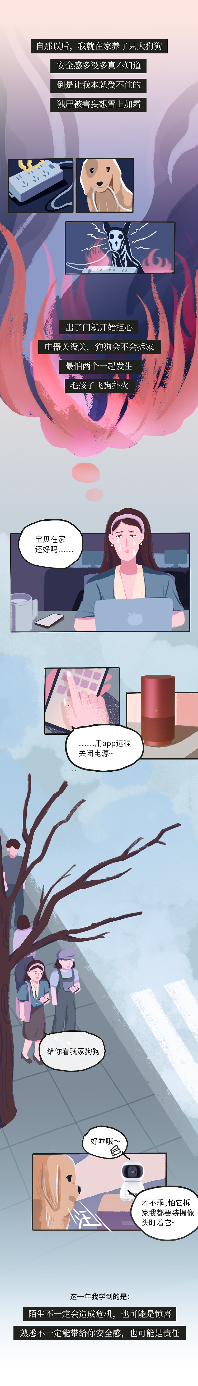 天猫精灵｜独居青年的被害妄想症（图ZMjQ4ODE1MDY0） - 中/长篇漫画 - 站酷设计师斑大人来了原创素材 - 站酷ZCOOL