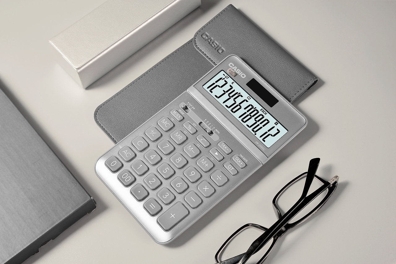 卡西欧计算器拍摄