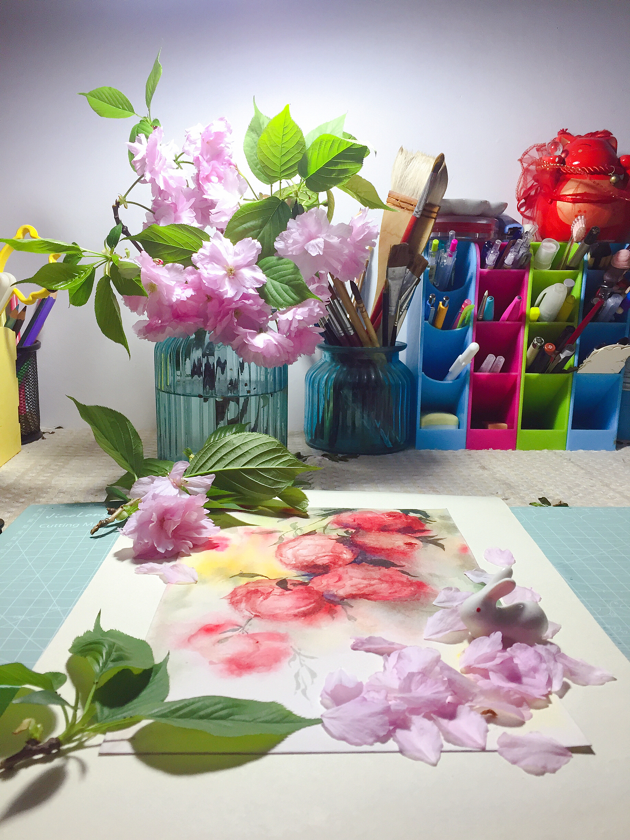 最近的一部分水彩练习作品