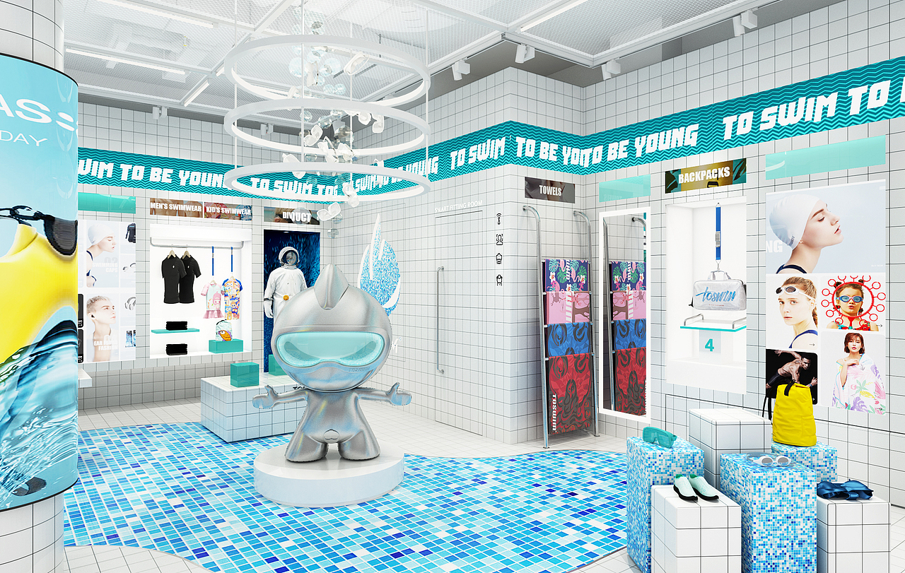 TOSWIM 沉浸式体验-零售空间设计