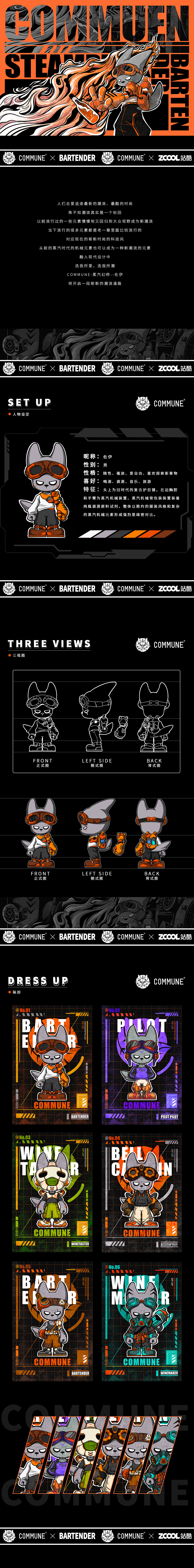 COMMUNE-蒸汽幻师（图ZMjc1MzI3NDA4） - IP形象 - 站酷设计师流浪菜心原创素材 - 站酷ZCOOL