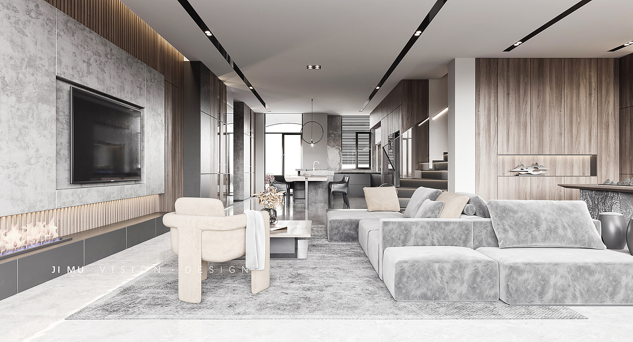 现代空间表现（图ZMjAzMjA3ODQ0） - 家装设计 - 站酷设计师大佬陈丶原创素材 - 站酷ZCOOL