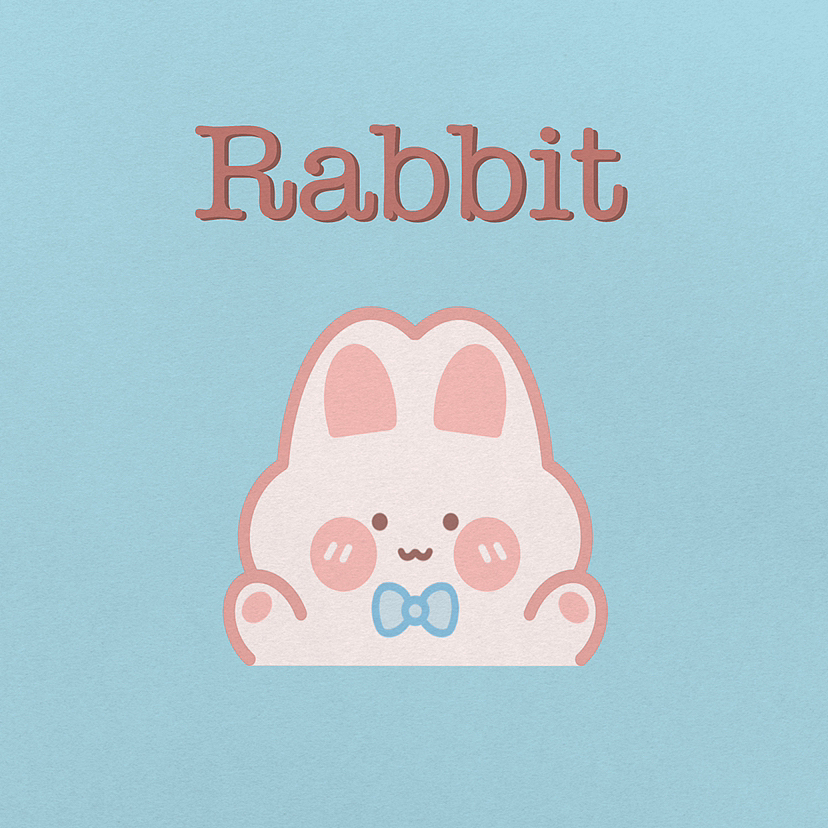 小兔子图案2