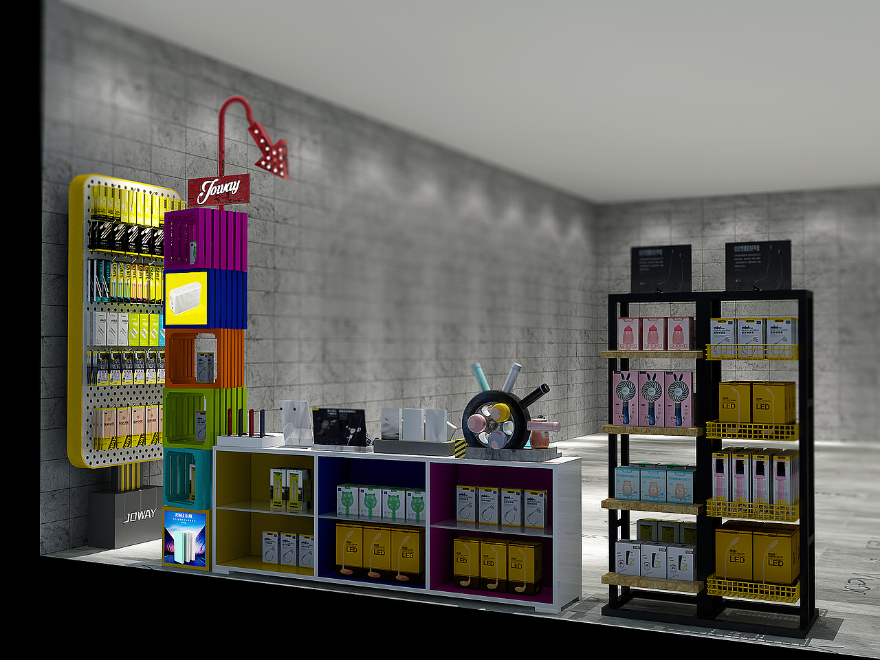 数码潮品展示柜