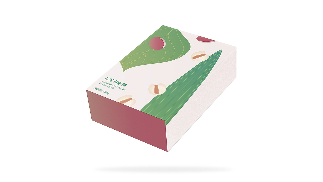 红豆薏米茶‘’包装设计