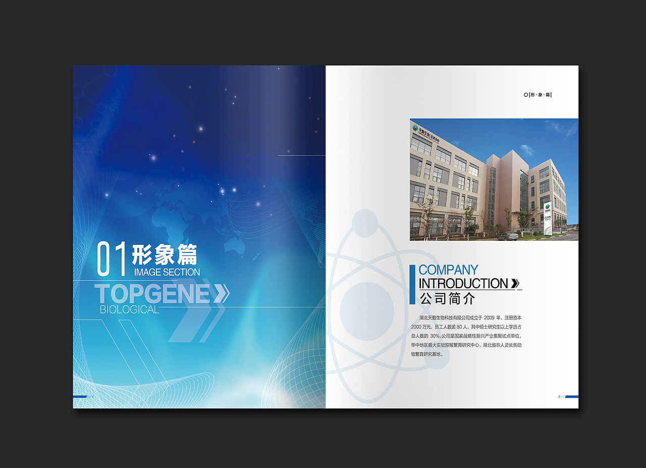 天勤生物企业宣传画册（图ZMTU5MTUxNzY4） - 书籍/画册 - 站酷设计师肥糕菌原创素材 - 站酷ZCOOL