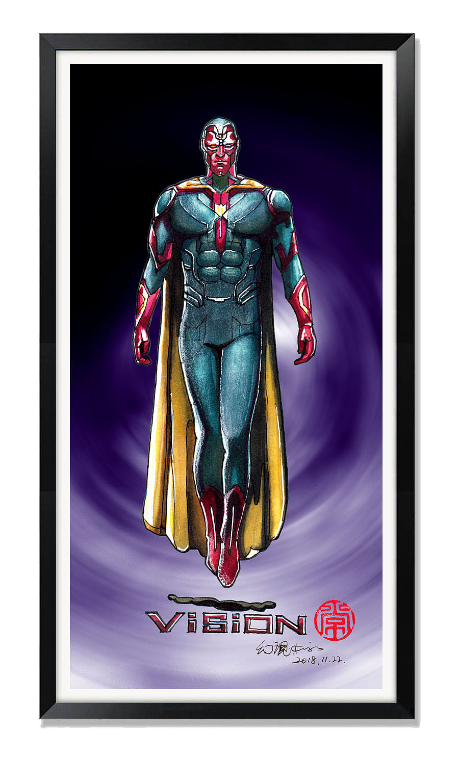 漫威英雄手绘辑