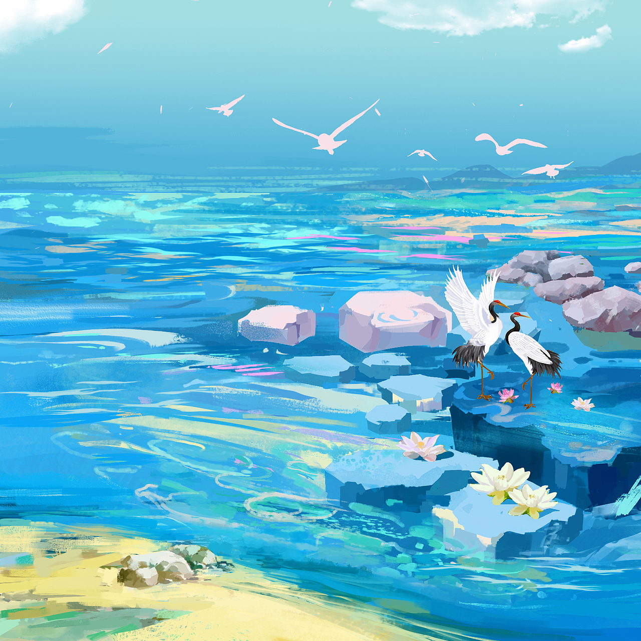 梦幻场景（图ZMzA4OTIyODIw） - 商业插画 - 站酷设计师甄子雄原创素材 - 站酷ZCOOL