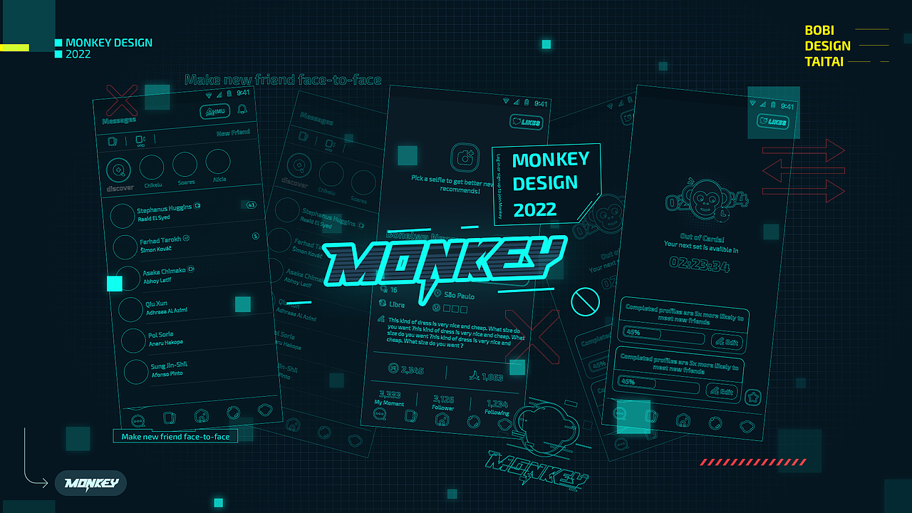 MONKEY（图ZMzU2NTA0OTE2） - APP界面 - 站酷设计师台台一台台1原创素材 - 站酷ZCOOL
