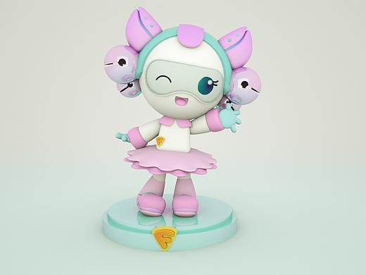 日常C4D建模——小FUN形象设计（个人主页-ZMjg5NDI3MjA=） - 动画/影视 - 站酷设计师MIKOkoko原创素材 - 站酷ZCOOL