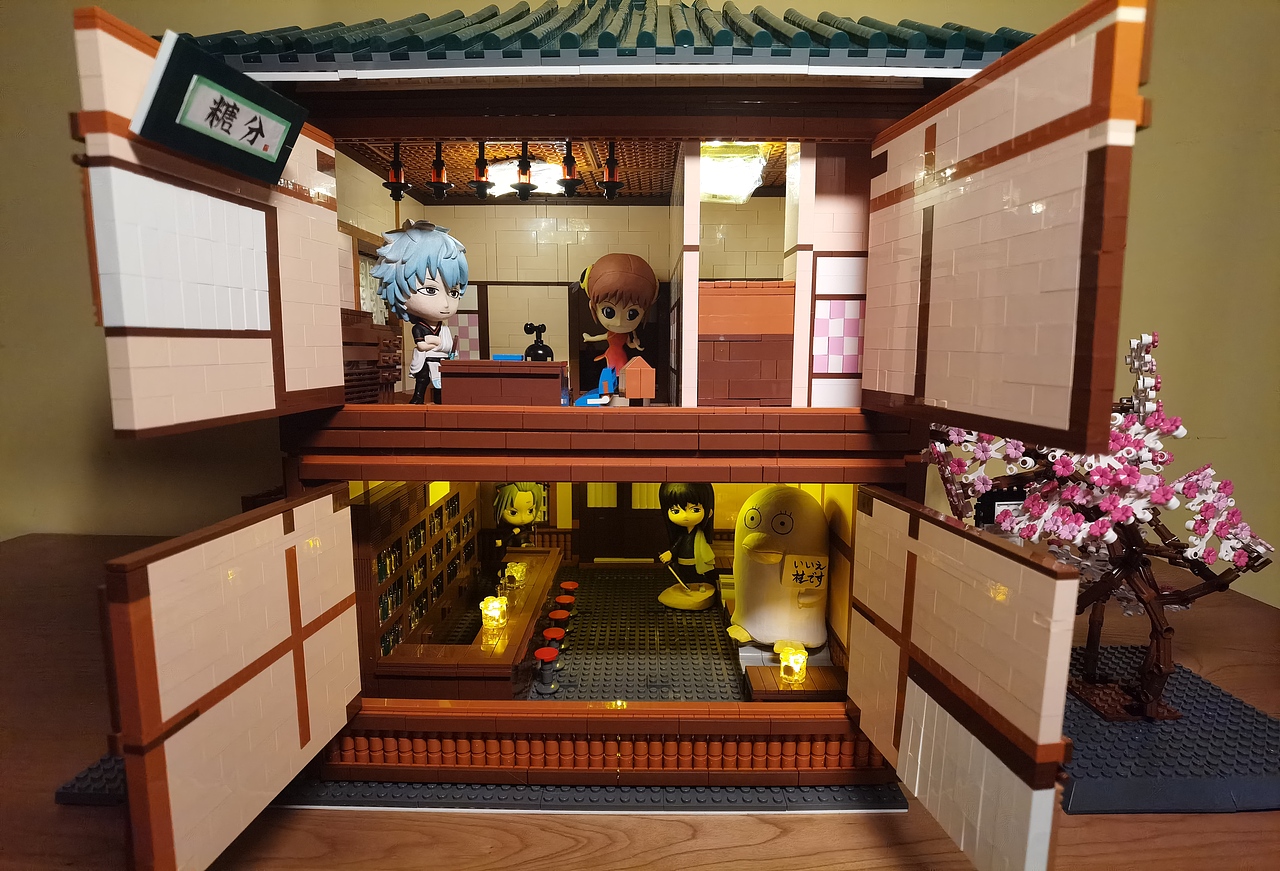 乐高moc银魂万事屋