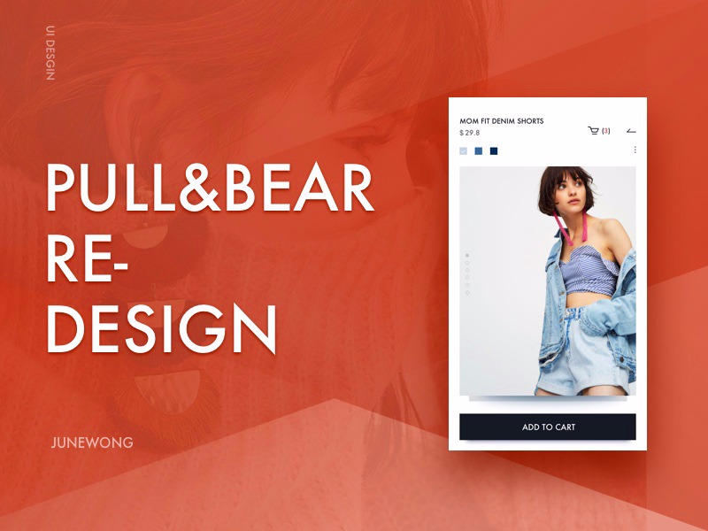 UI设计 | PULL&BEAR  REDESIGN 