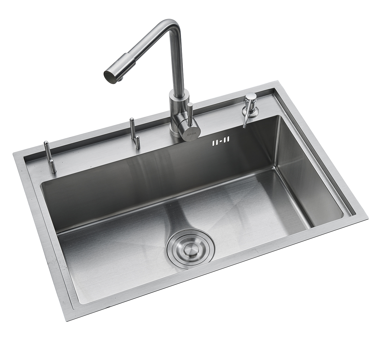 水槽 洗手盆 金属 五金质感白底拍摄